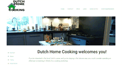 Desktop Screenshot of dutchhomecooking.nl