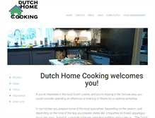Tablet Screenshot of dutchhomecooking.nl